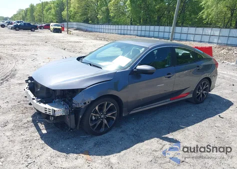 2019 Honda Civic Sport z USA, uszkodzony, nr VIN 2HGFC2F85KH576547
